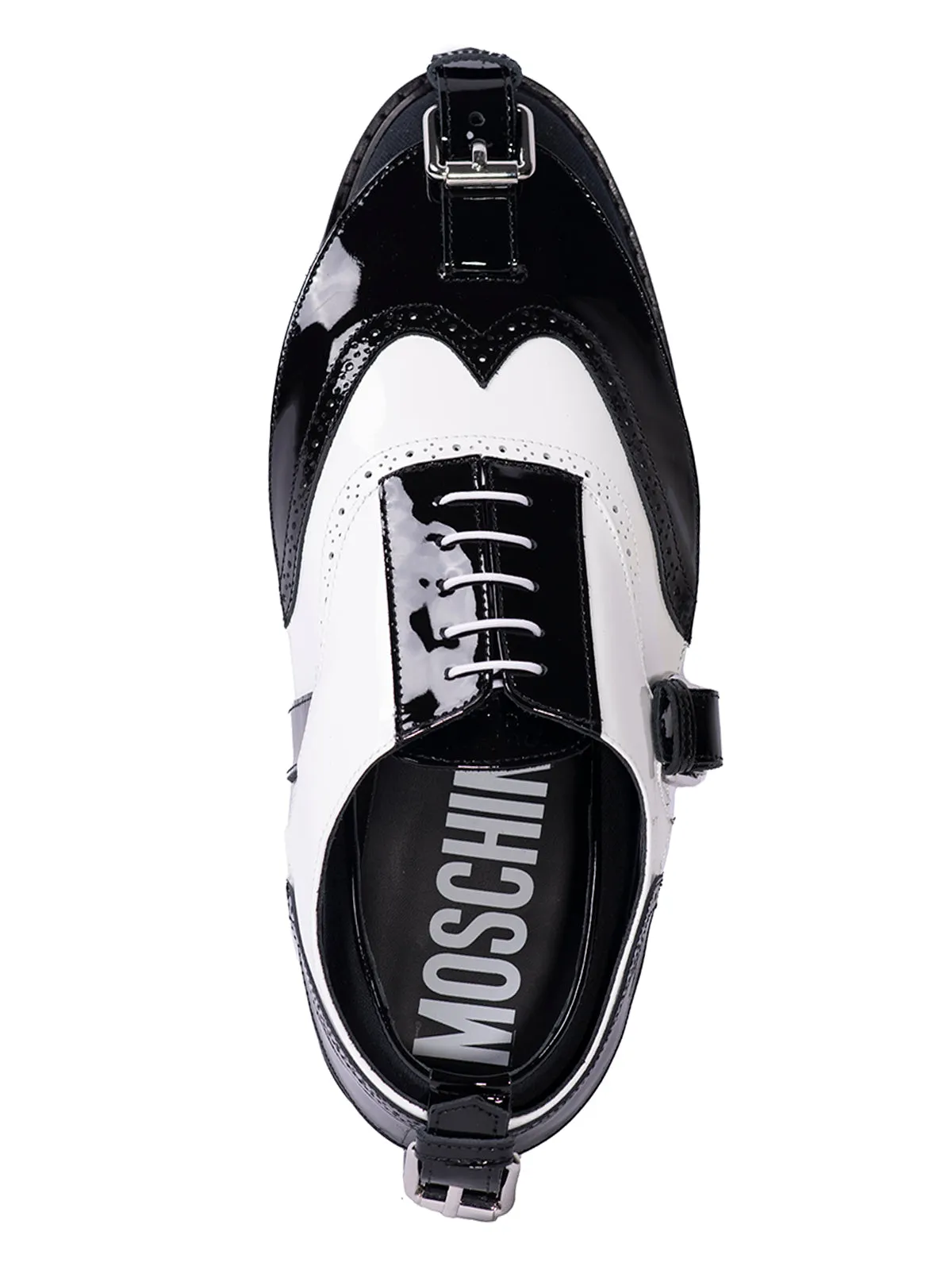 Moschino Two-Toned High Shine Brogues