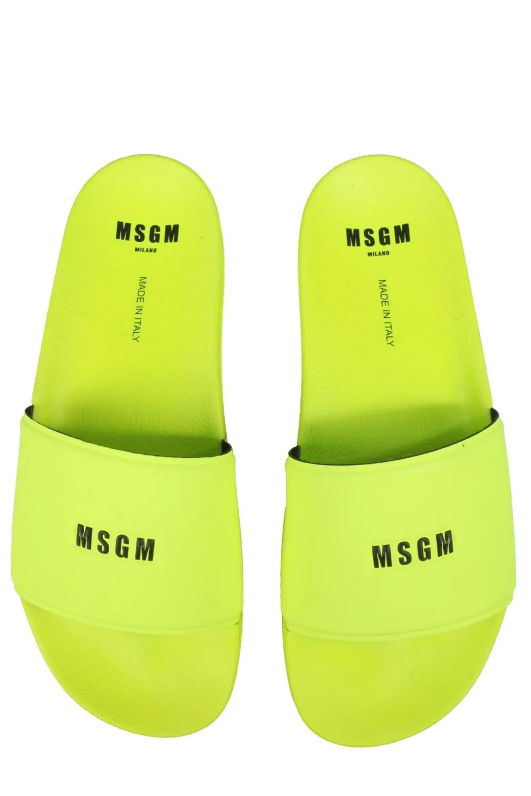 MSGM Logo Printed Flat Slides