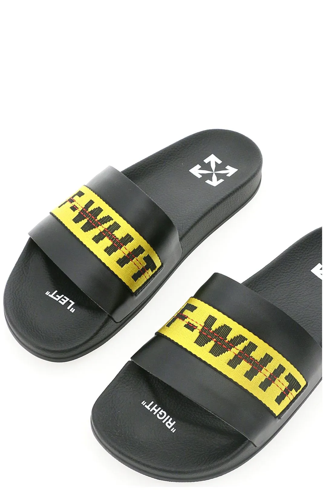 Off-White Industrial Band Slides