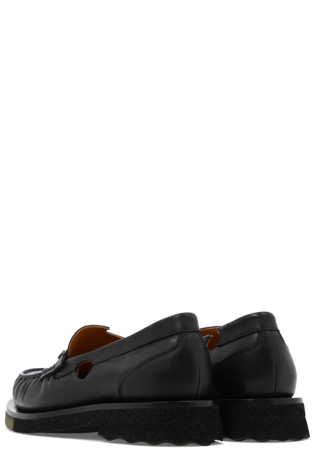 Off-White Sponge Sole Slip-On Loafers