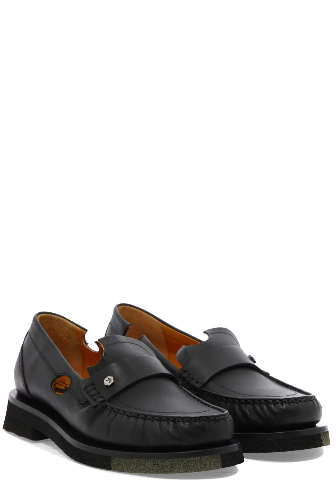 Off-White Sponge Sole Slip-On Loafers
