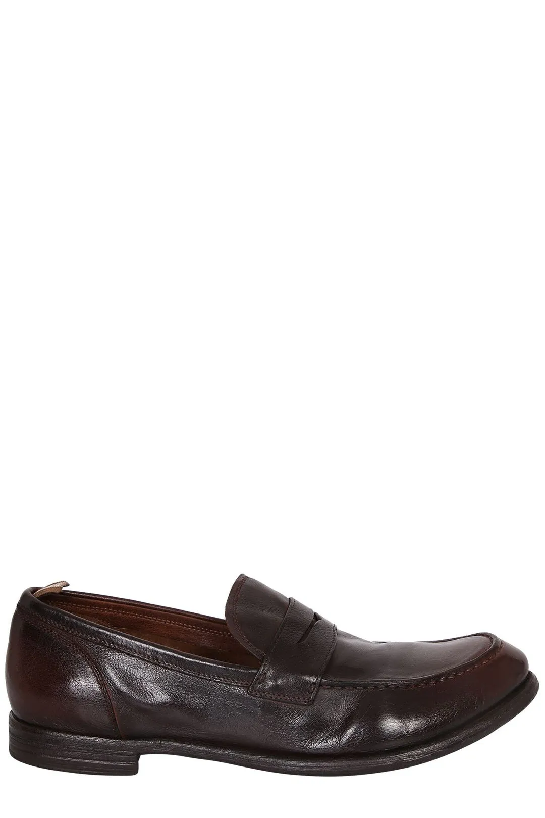 Officine Creative Distressed Effect Slip-On Loafers
