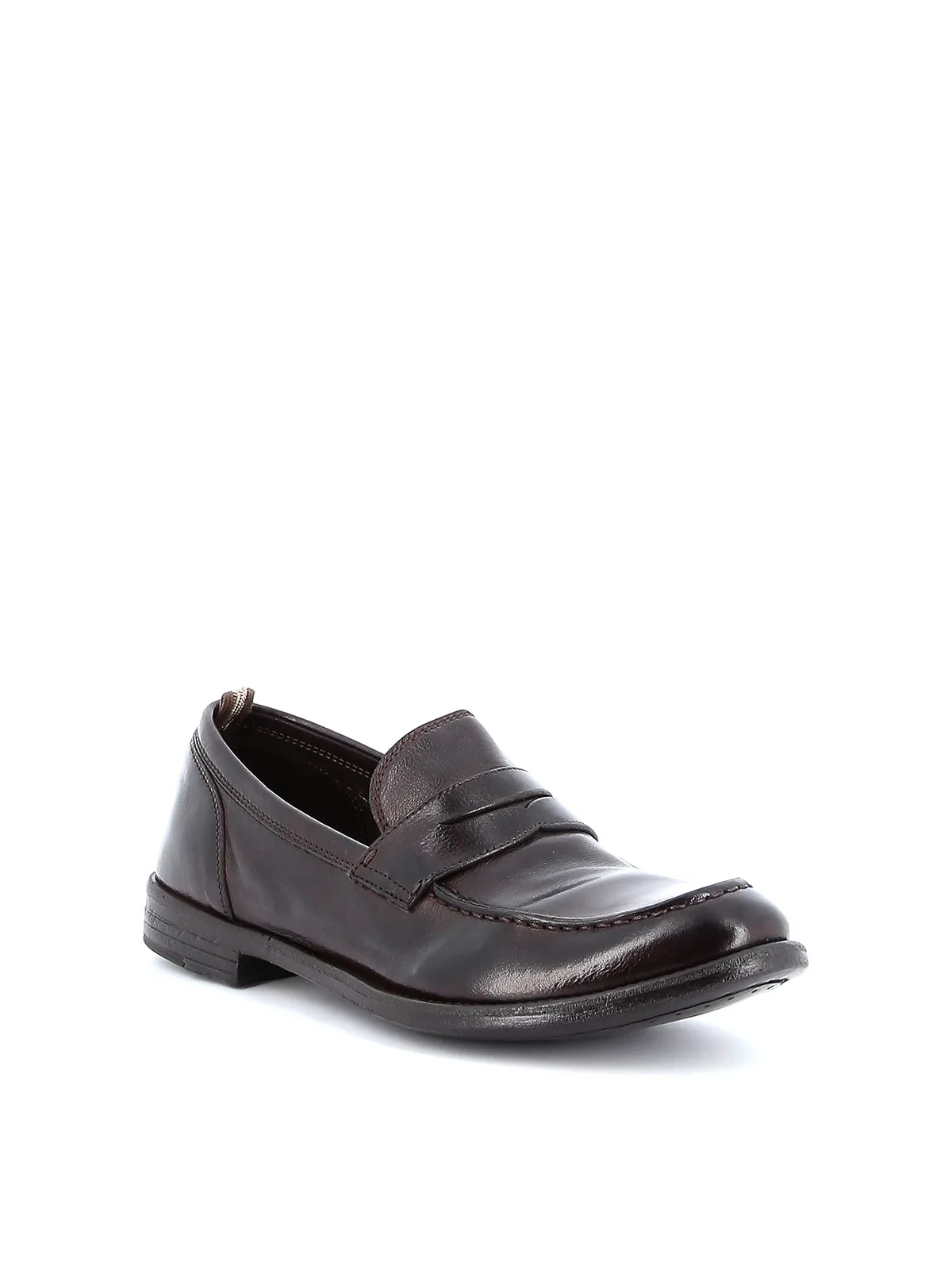 Officine Creative Distressed Effect Slip-On Loafers