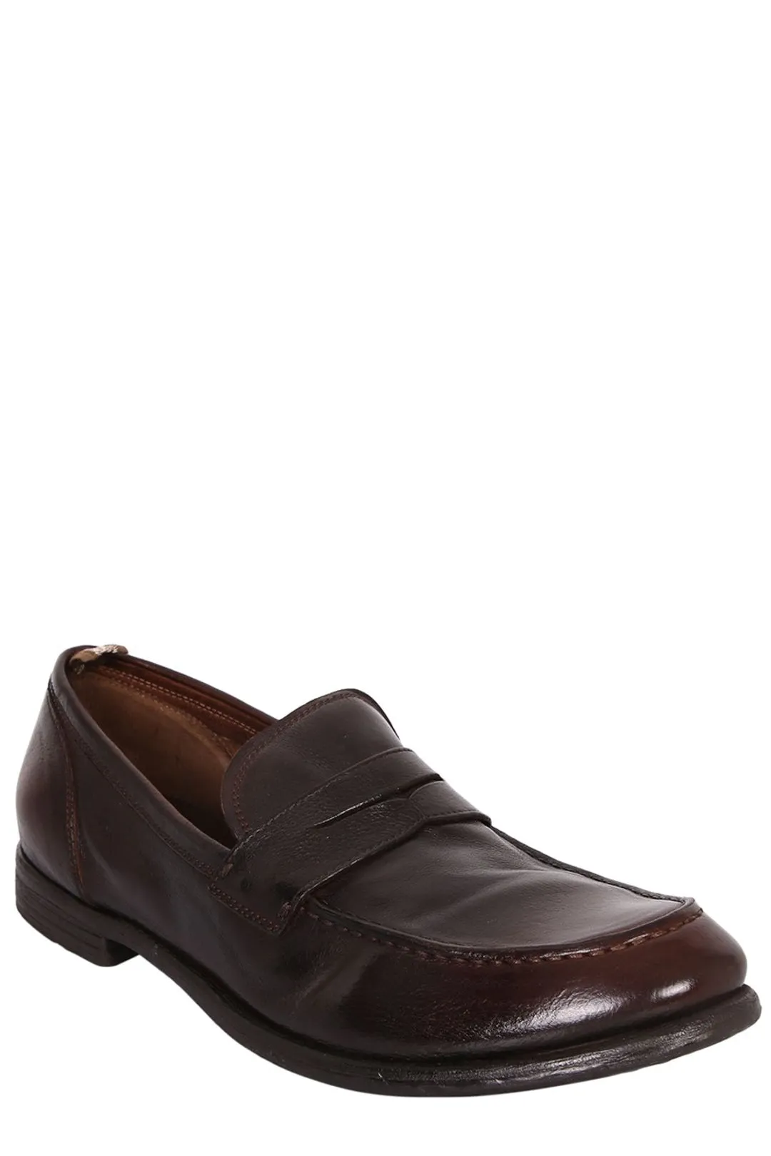 Officine Creative Distressed Effect Slip-On Loafers