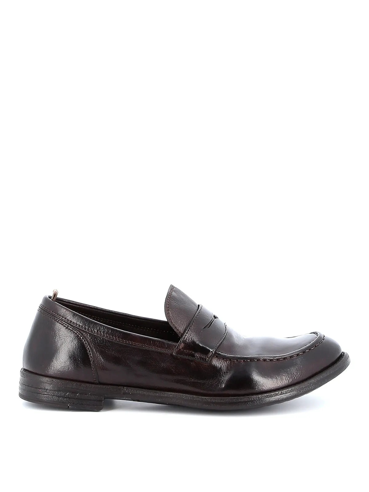Officine Creative Distressed Effect Slip-On Loafers