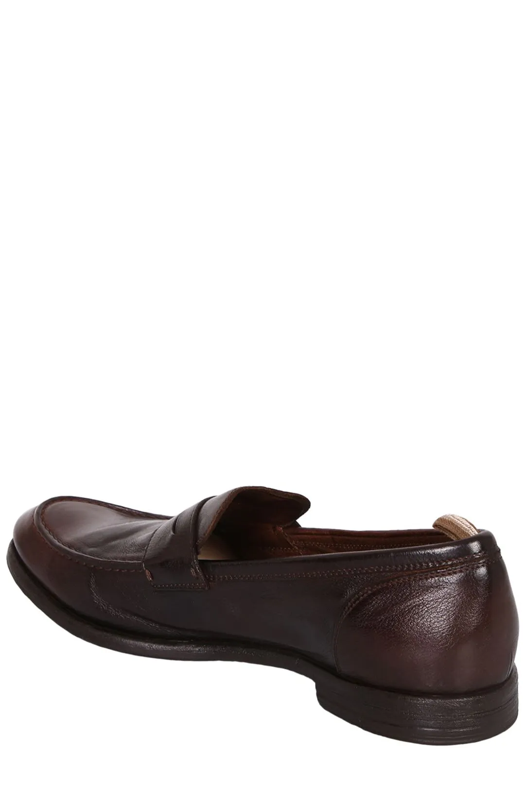 Officine Creative Distressed Effect Slip-On Loafers