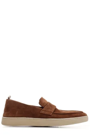 Officine Creative Round Toe Slip-On Loafers