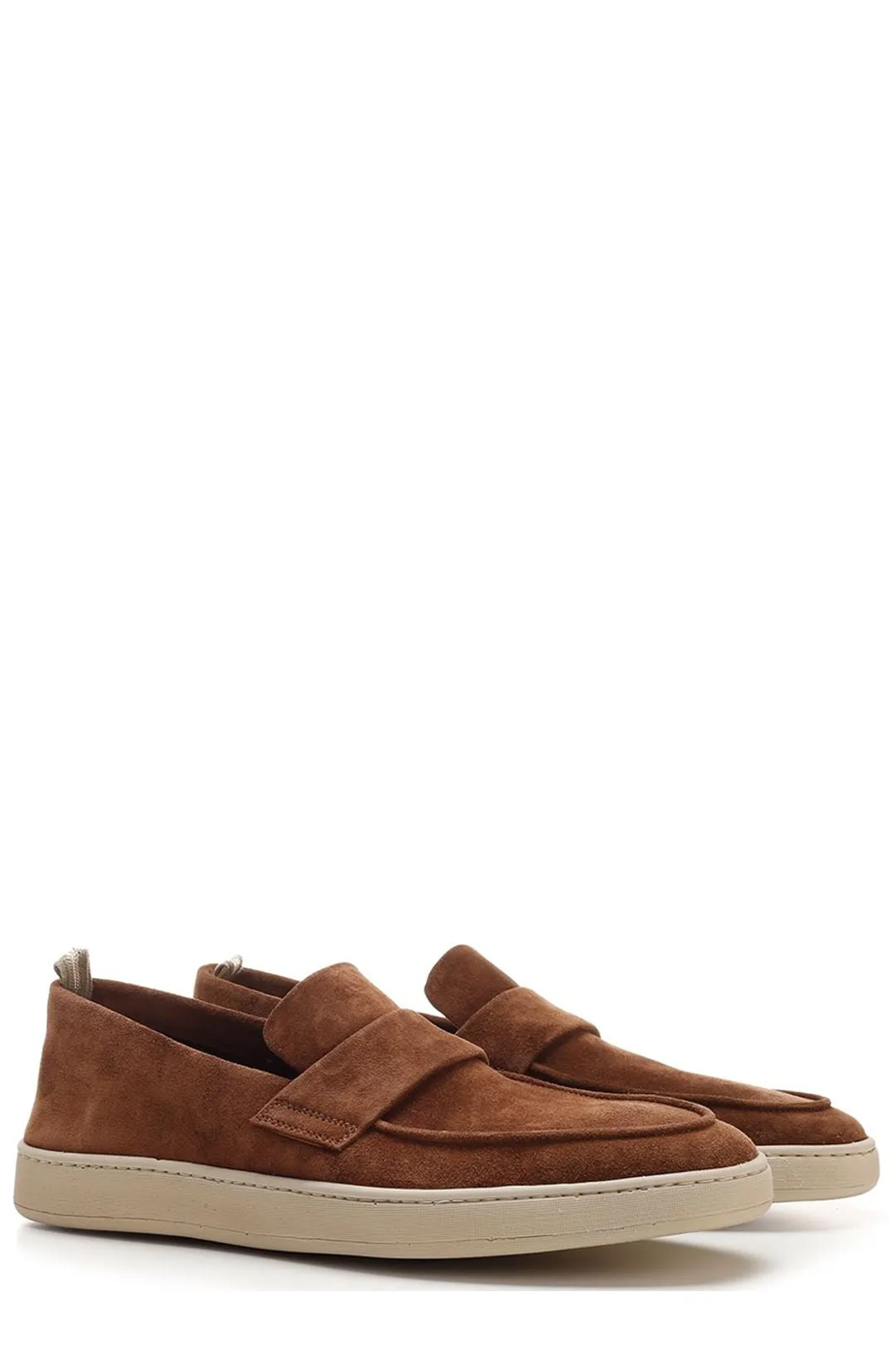 Officine Creative Round Toe Slip-On Loafers