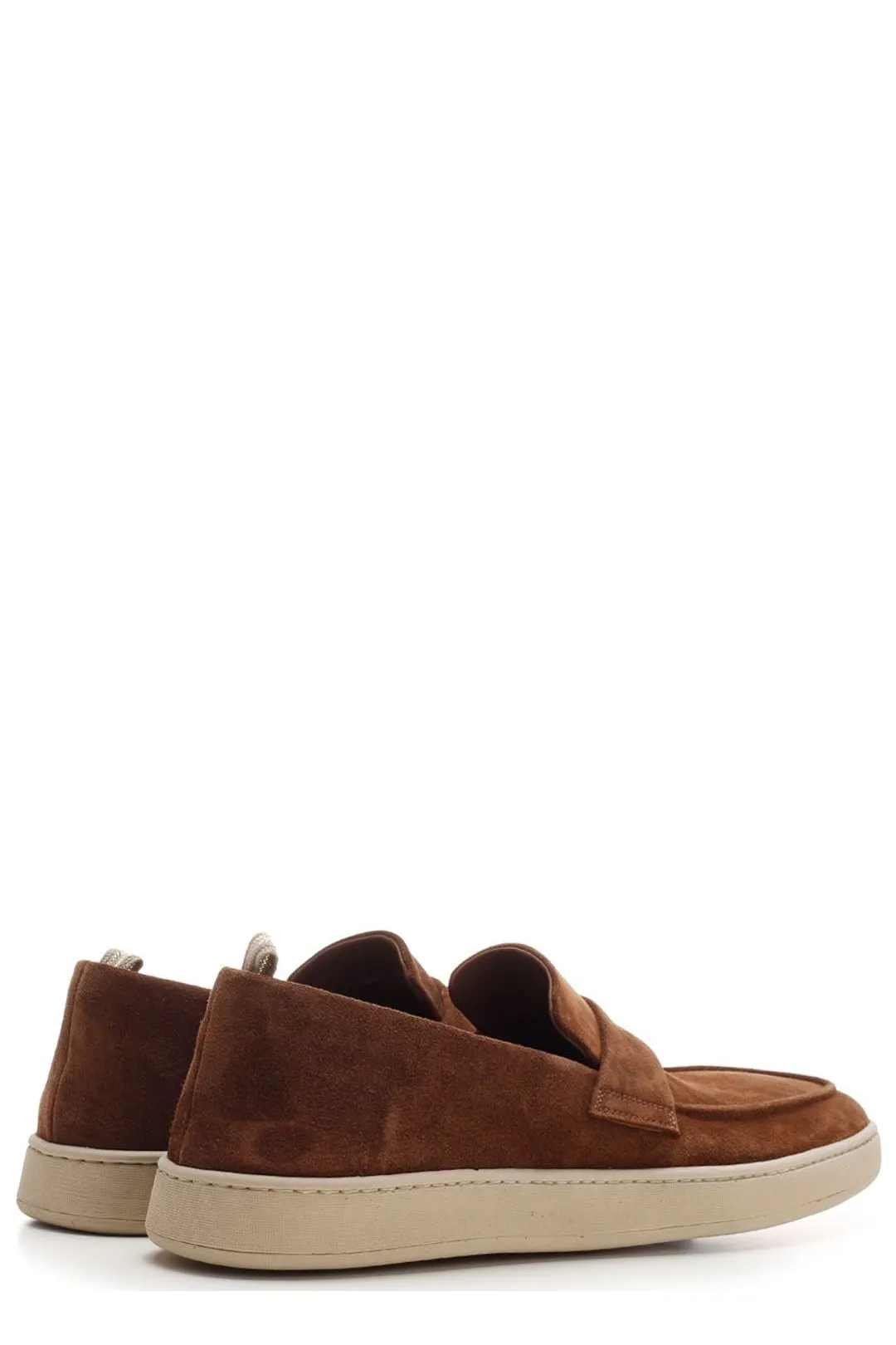 Officine Creative Round Toe Slip-On Loafers