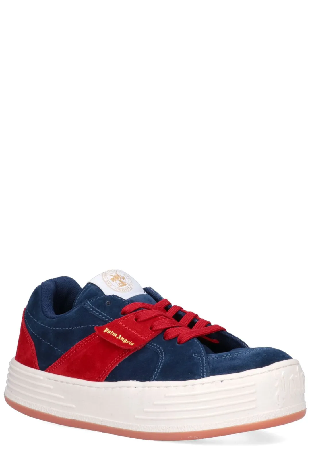 Palm Angels Logo-Print Lace-Up Sneakers