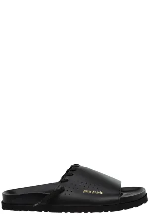 Palm Angels Logo Printed Slip-On Sandals