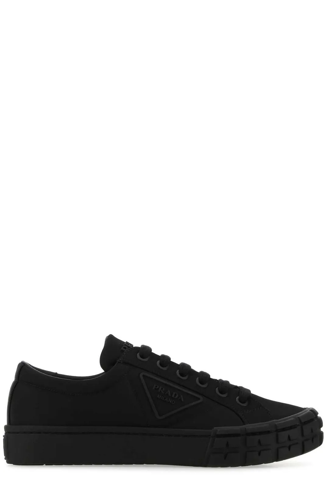 Prada Cassetta Wheel Lace-Up Sneakers