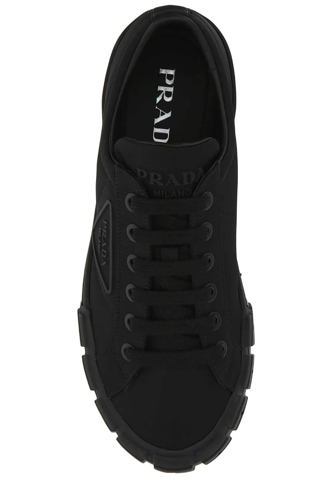 Prada Cassetta Wheel Lace-Up Sneakers