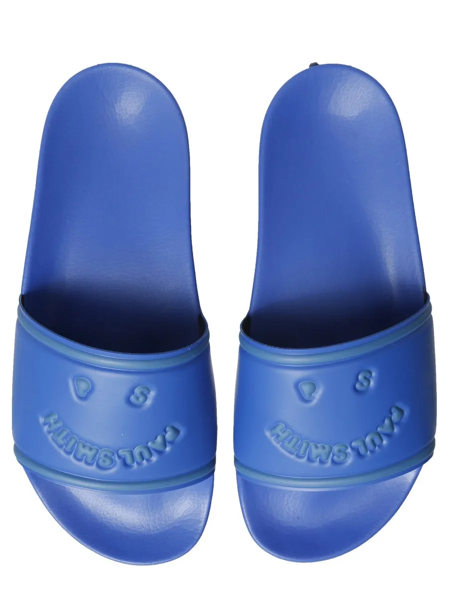 PS Paul Smith Logo Embossed Open-Toe Slides