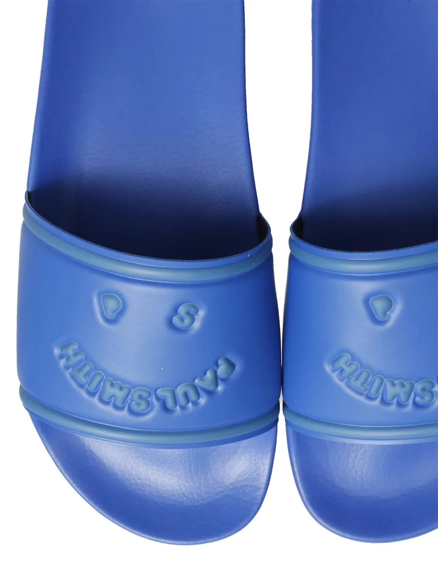 PS Paul Smith Logo Embossed Open-Toe Slides