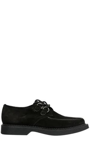 Saint Laurent Almond Toe Teddy Derby Shoes