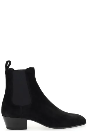 Saint Laurent Block Heel Ankle Boots