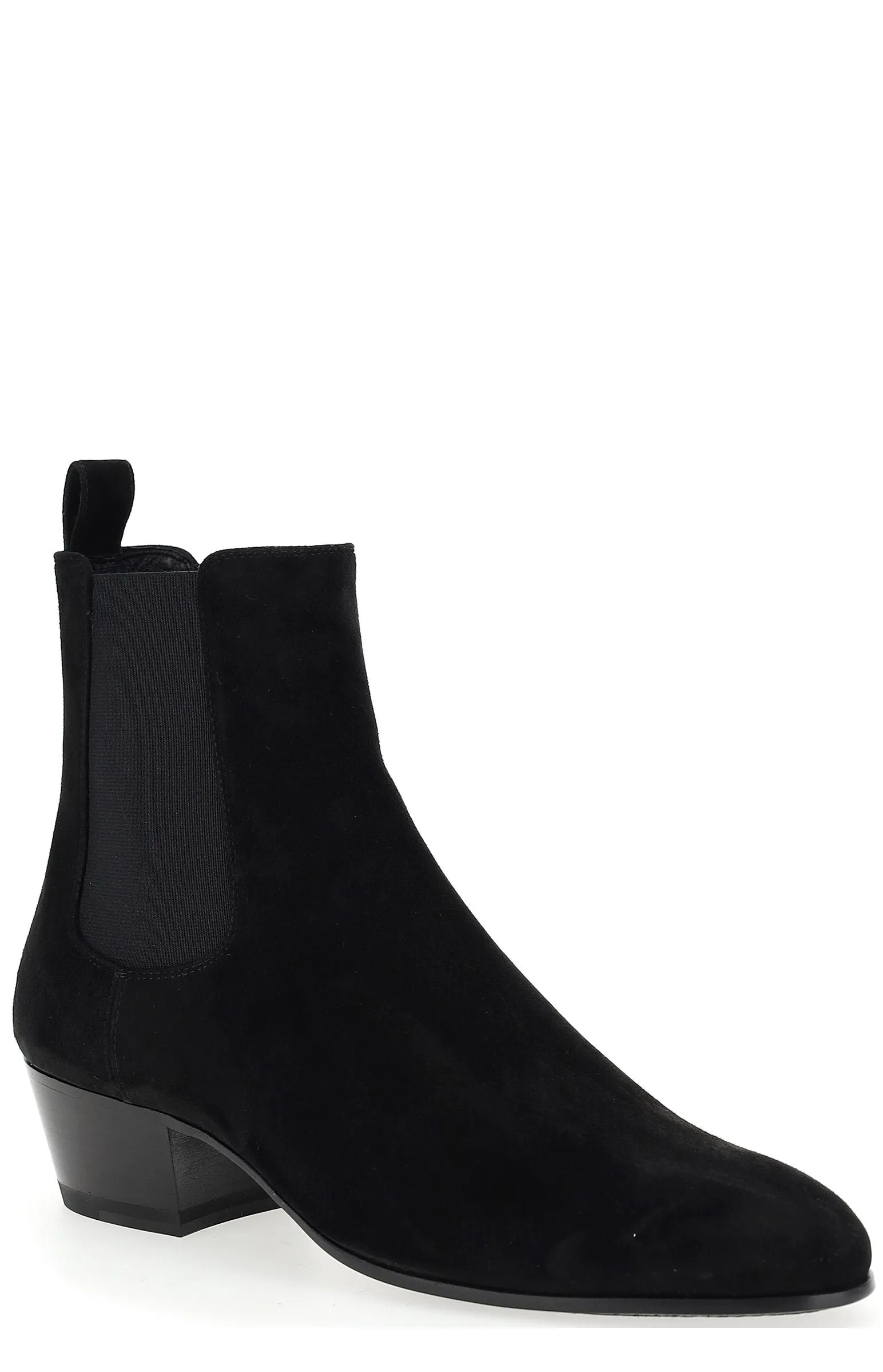 Saint Laurent Block Heel Ankle Boots