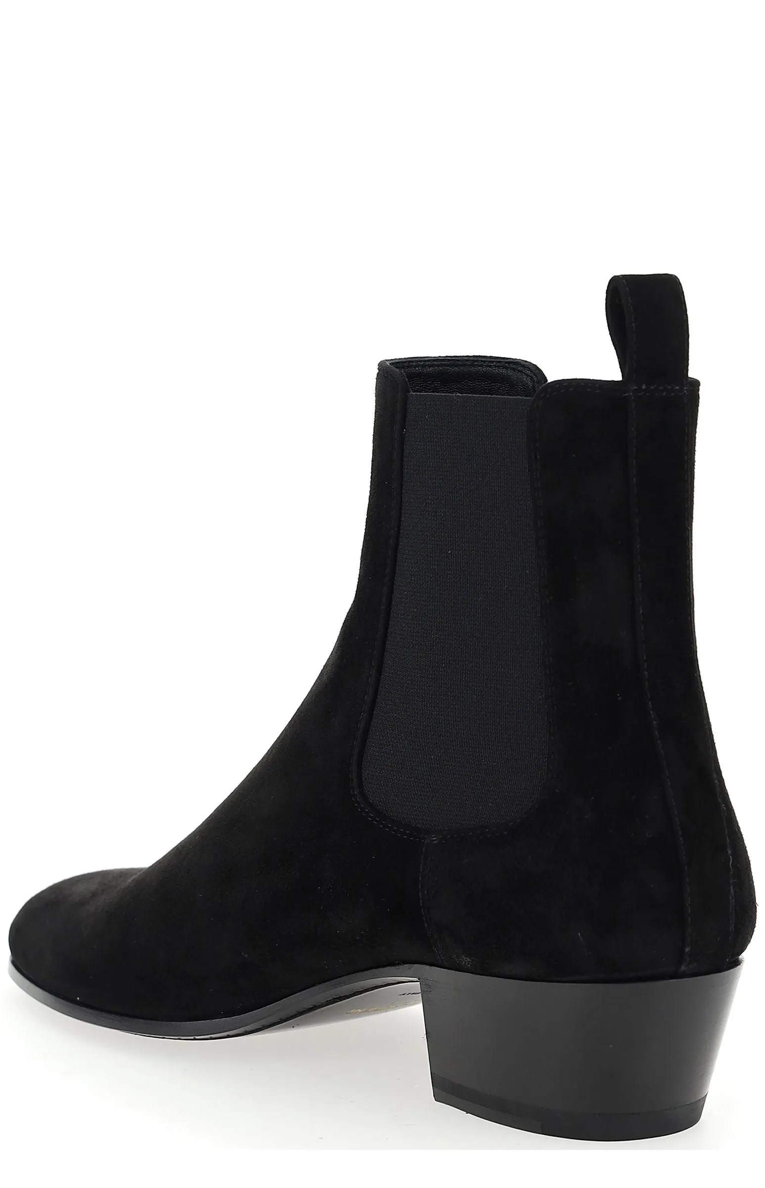Saint Laurent Block Heel Ankle Boots