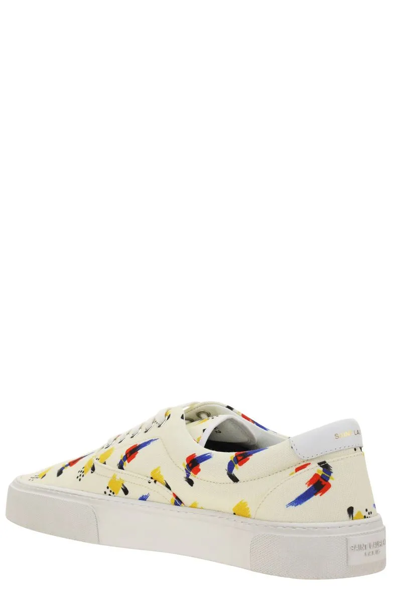 Saint Laurent Coup De Pinceau Printed Sneakers