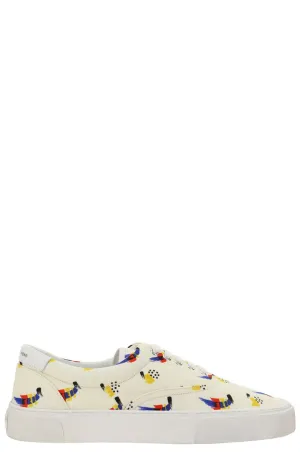 Saint Laurent Coup De Pinceau Printed Sneakers