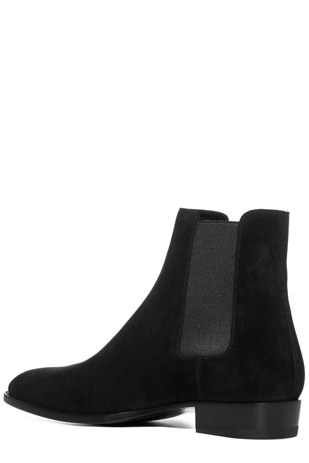 Saint Laurent Wyatt Chelsea Almond Toe Boots