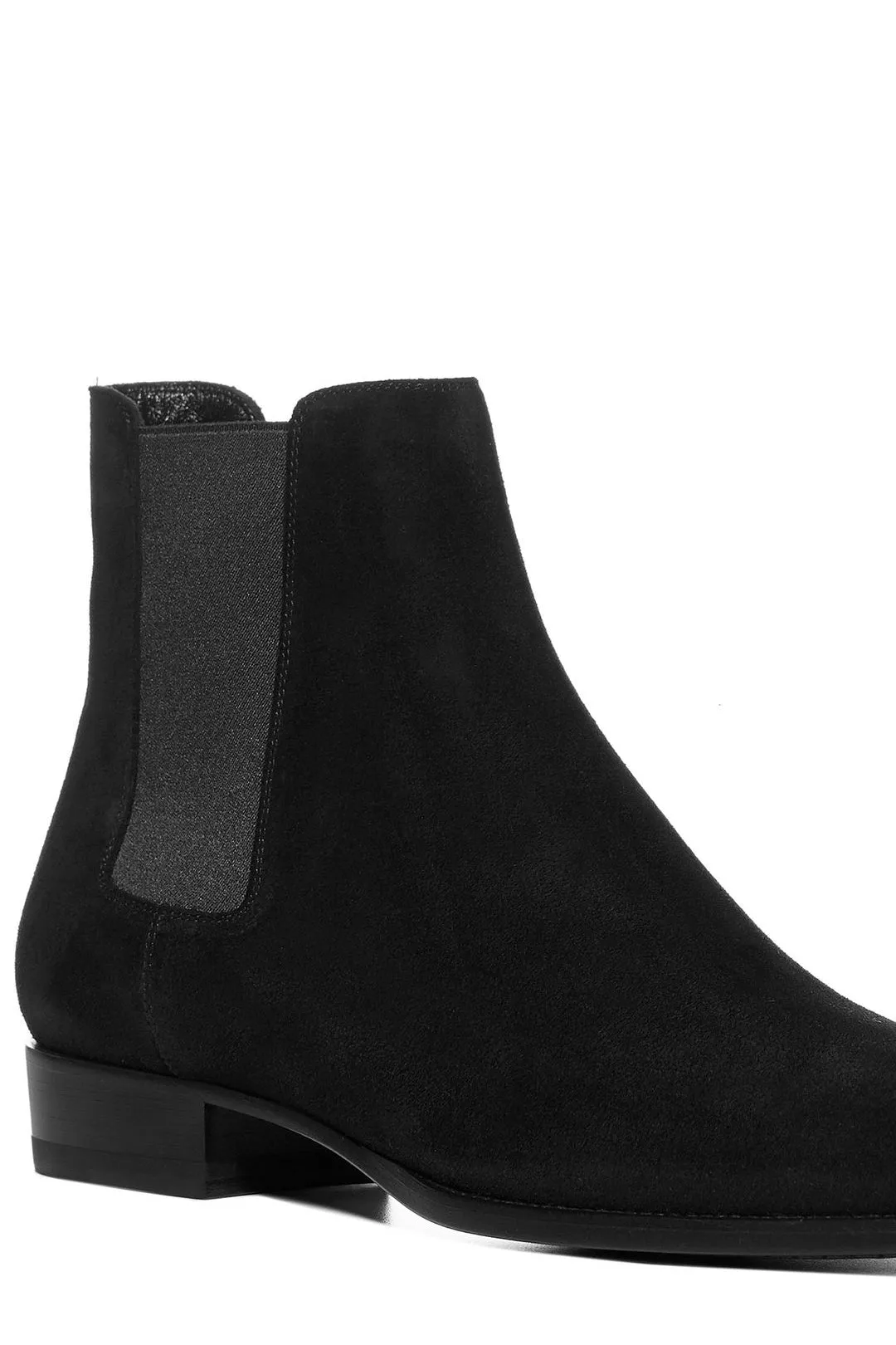 Saint Laurent Wyatt Chelsea Almond Toe Boots
