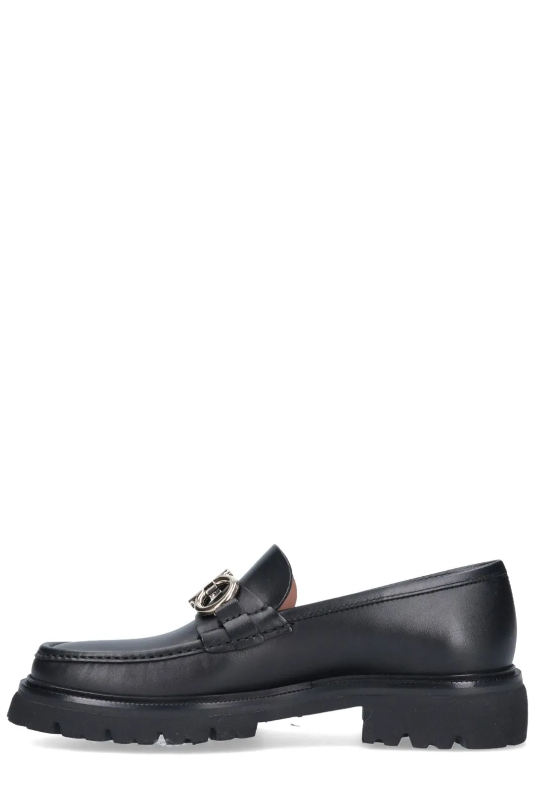 Salvatore Ferragamo Gancini Buckle Moccasins
