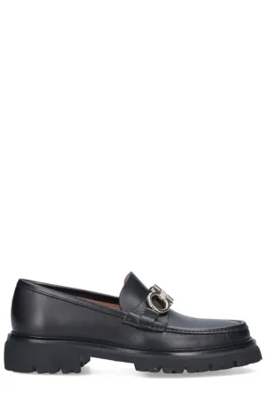 Salvatore Ferragamo Gancini Buckle Moccasins