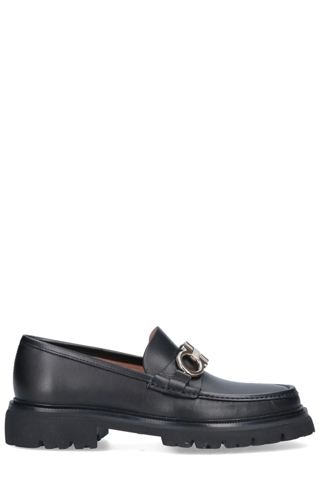 Salvatore Ferragamo Gancini Buckle Moccasins
