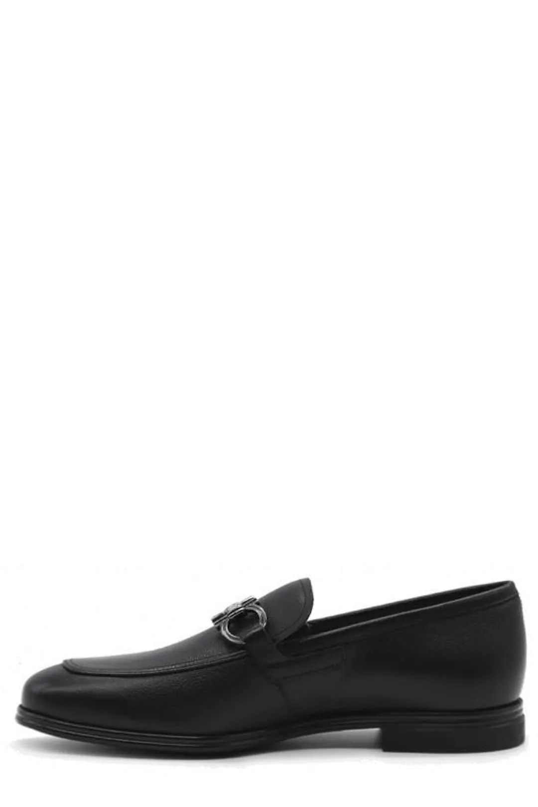 Salvatore Ferragamo Gancini Embellished Moccasin Shoes