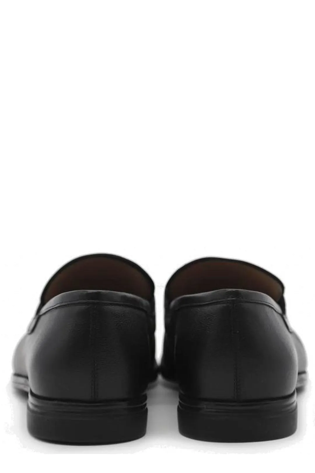 Salvatore Ferragamo Gancini Embellished Moccasin Shoes
