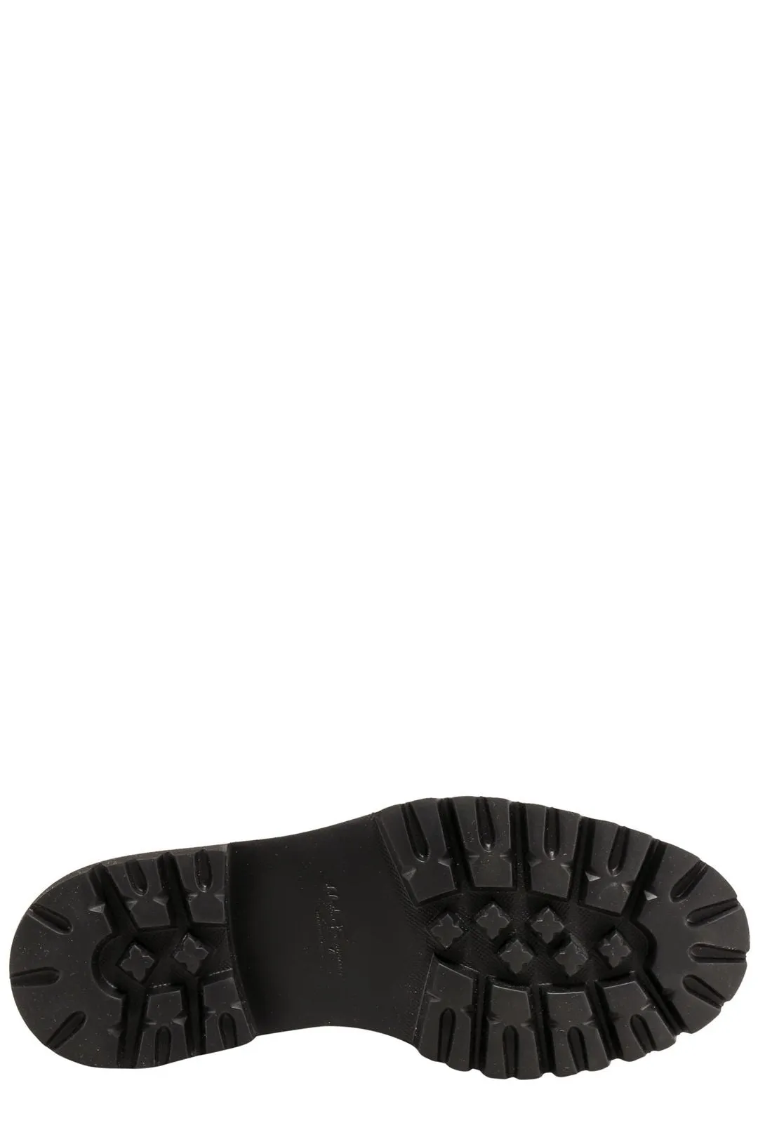 Salvatore Ferragamo Gancini Embossed Combat Boots