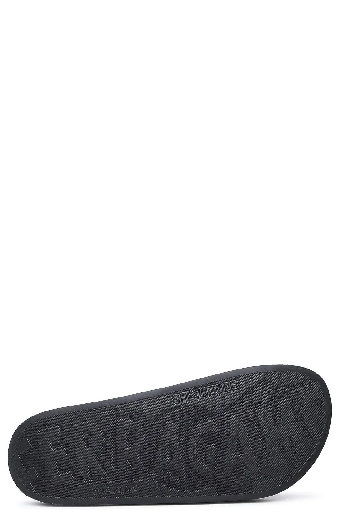 Salvatore Ferragamo Gancini Logo Debossed Slides