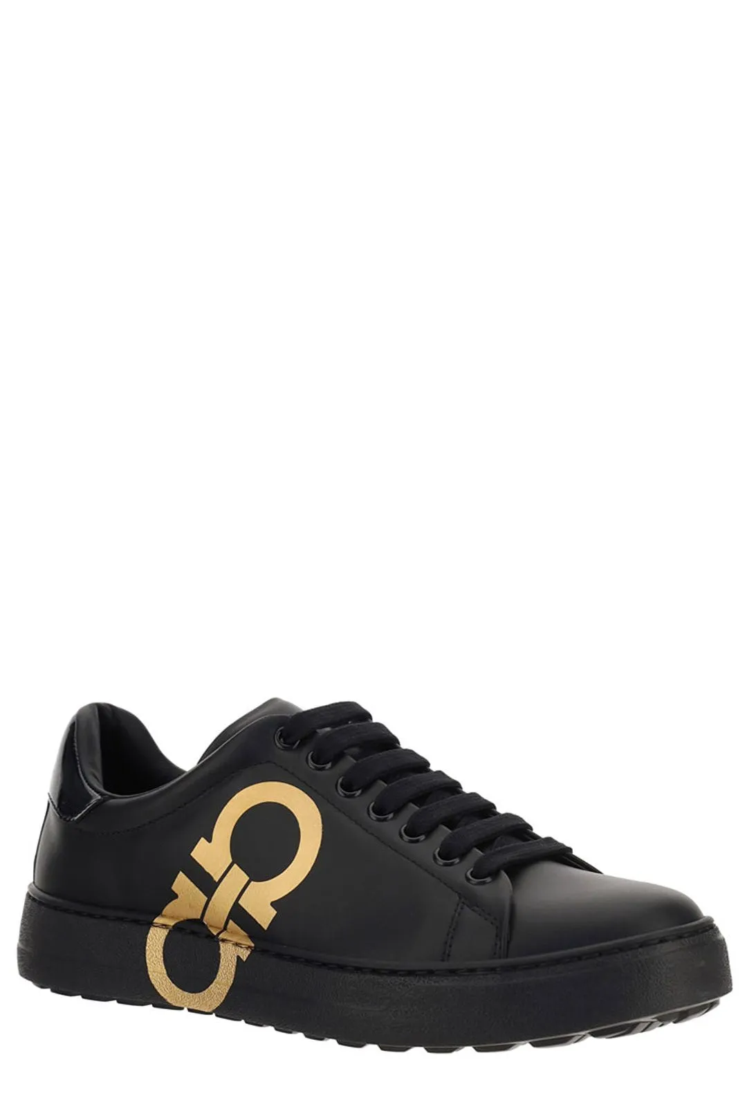 Salvatore Ferragamo Gancini Low-Top Sneakers