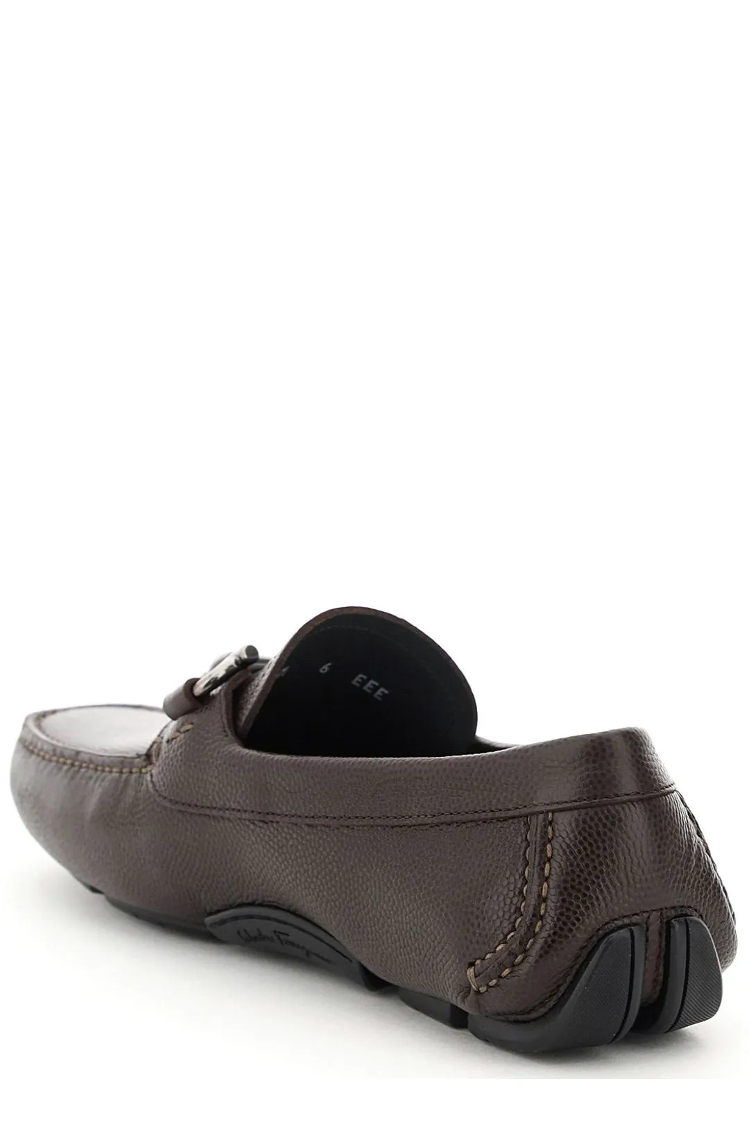 Salvatore Ferragamo Gancini Ornament Driver Loafers