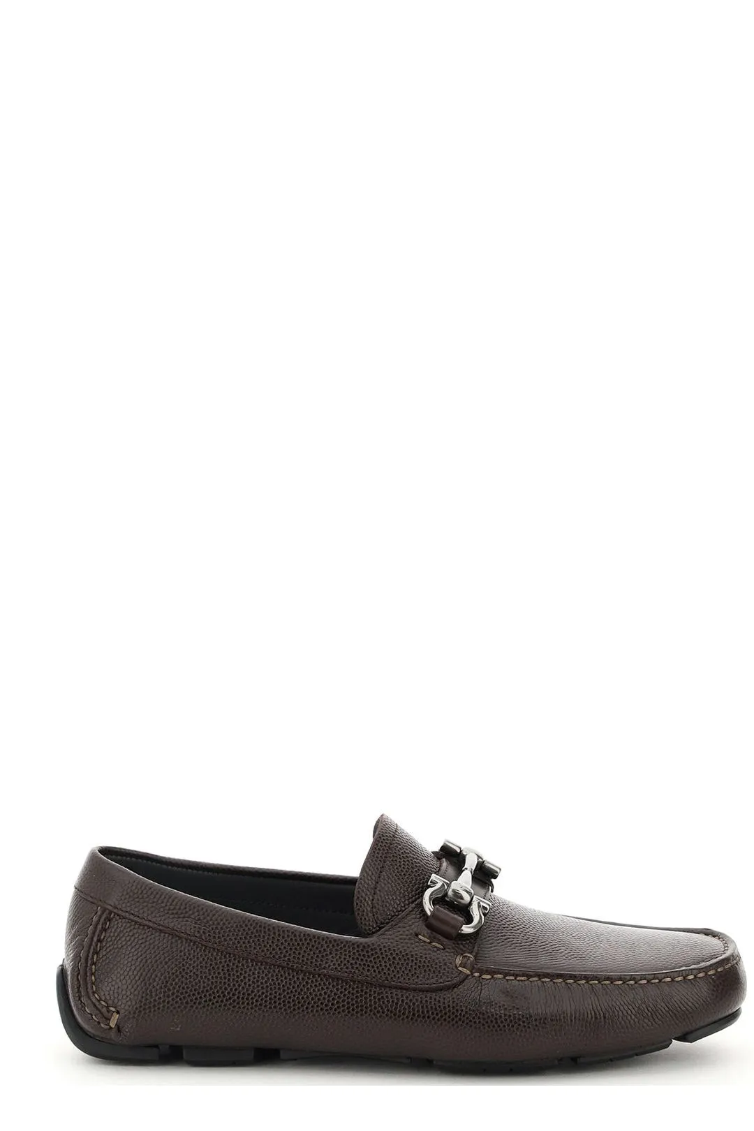 Salvatore Ferragamo Gancini Ornament Driver Loafers