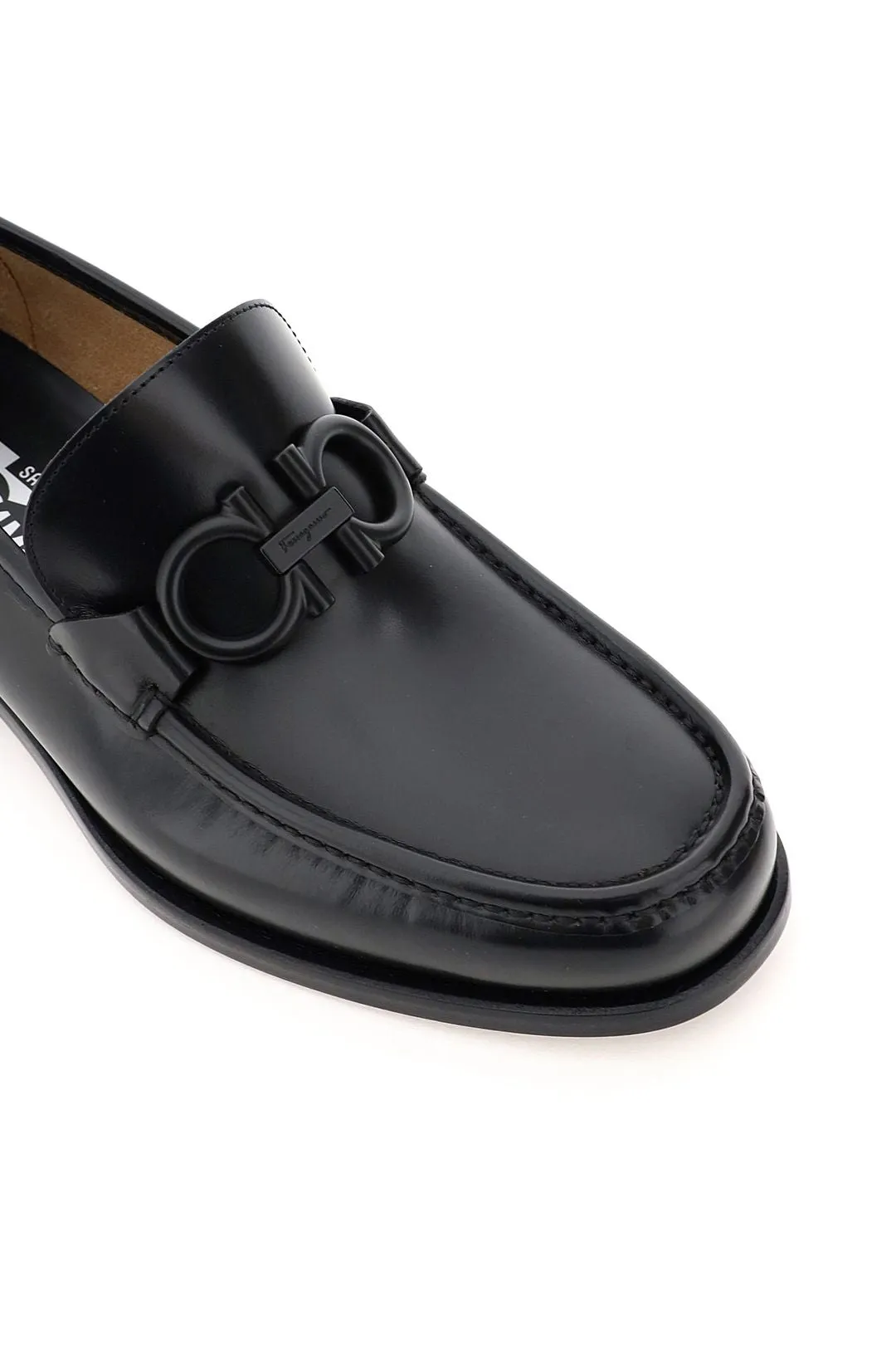 Salvatore Ferragamo Gancini Ornament Moccasins