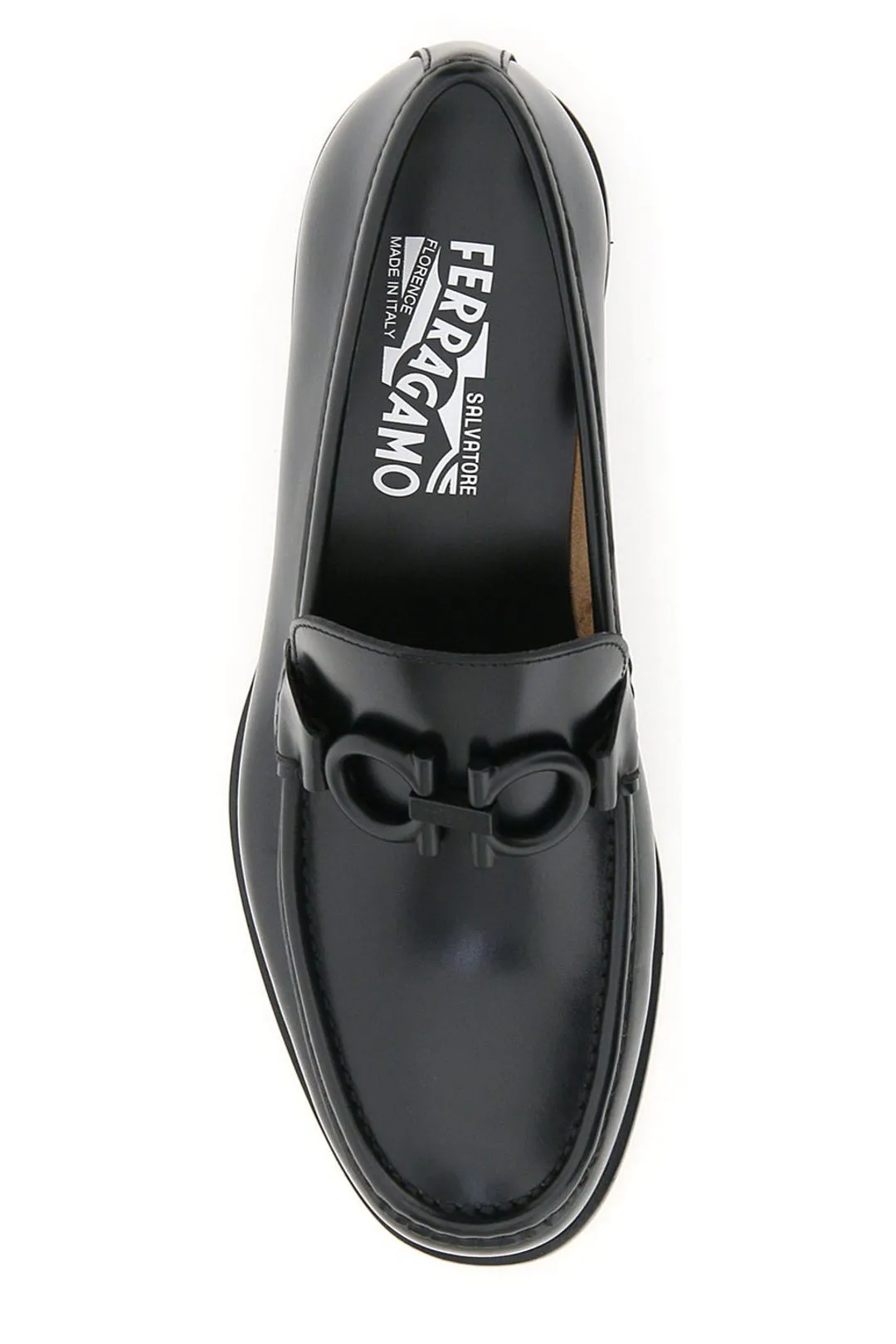 Salvatore Ferragamo Gancini Ornament Moccasins