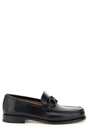 Salvatore Ferragamo Gancini Ornament Moccasins