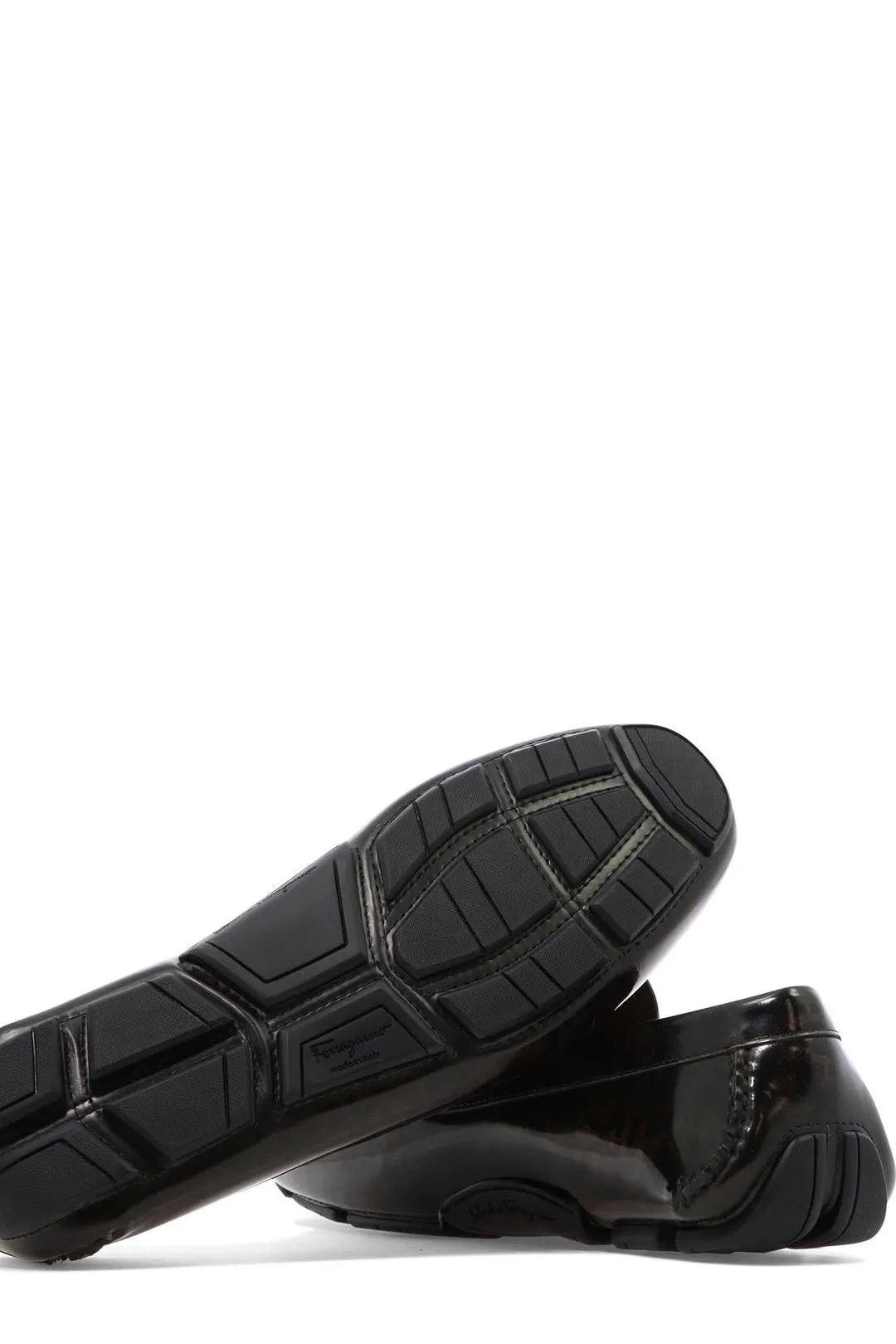 Salvatore Ferragamo Gancini Plaque Embellished Loafers