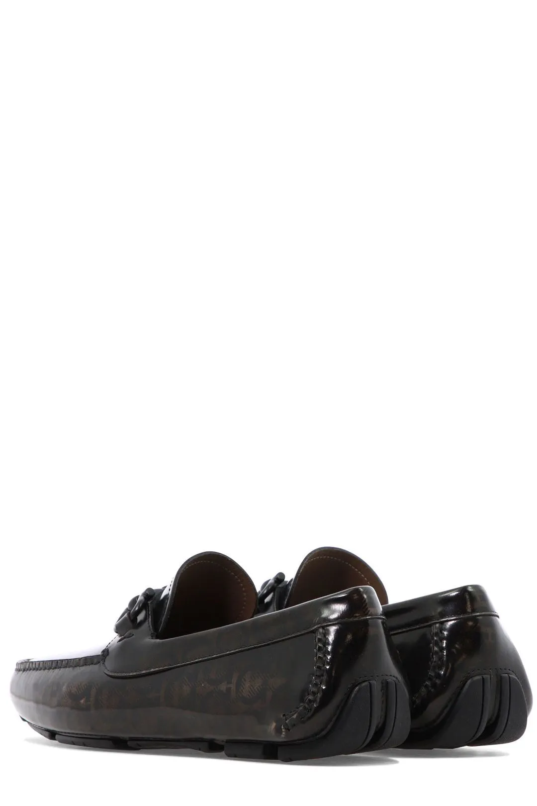 Salvatore Ferragamo Gancini Plaque Embellished Loafers