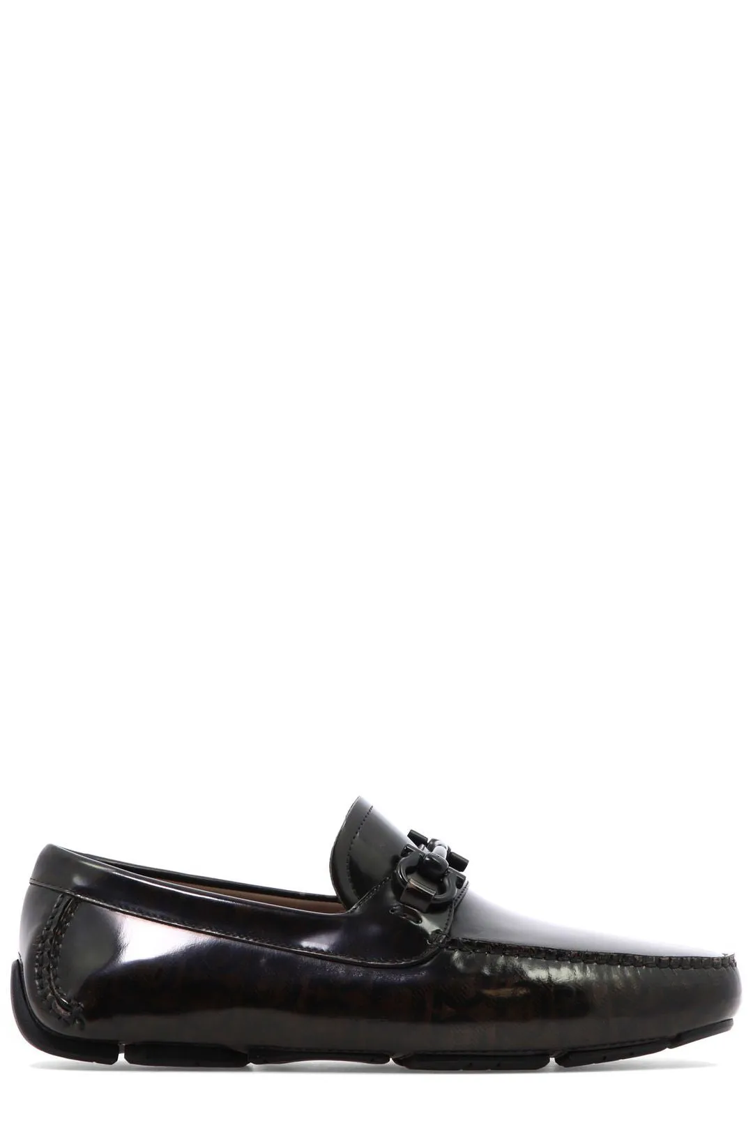 Salvatore Ferragamo Gancini Plaque Embellished Loafers