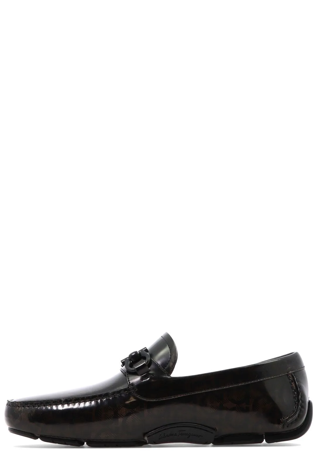 Salvatore Ferragamo Gancini Plaque Embellished Loafers