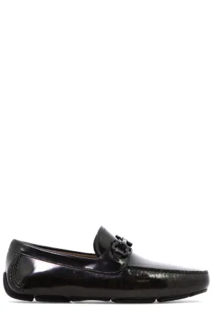 Salvatore Ferragamo Gancini Plaque Embellished Loafers