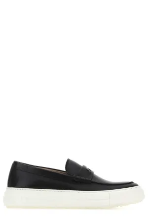 Salvatore Ferragamo Logo Detailed Slip-On Loafers