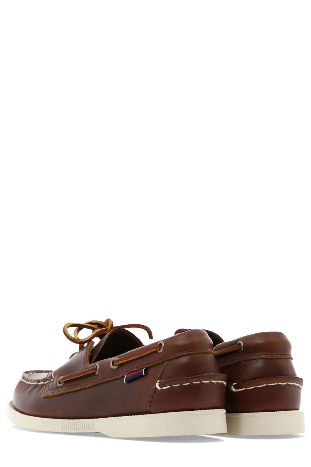 Sebago Lace Detailed Round Toe Loafers
