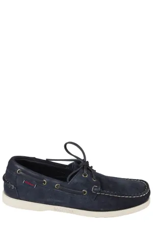 Sebago Lace-Up Round Toe Boat Shoes