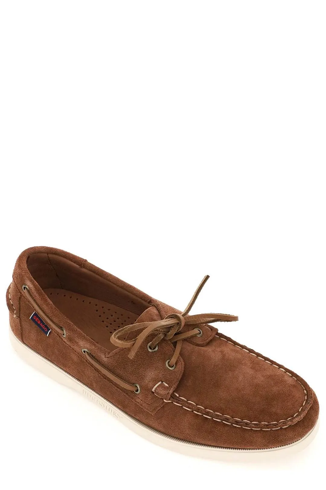 Sebago Lace-Up Round Toe Boat Shoes