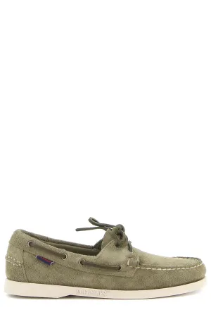 Sebago Lace-Up Round Toe Boat Shoes